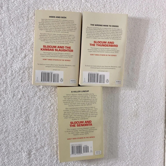 Vintage  Jake Logan Action Western Romance Novels x3 - Picture 12 of 12